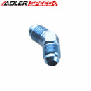 AN3 AN4 AN6 AN8 AN10 Male 45 Degree Aluminum Flare Union Fuel Fitting Adapter