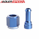 AN6 AN8 Female To 5/16" 3/8" 1/2" Barb Aluminum Straight Hose Barb Adapter