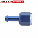 AN6 AN8 Female To 5/16" 3/8" 1/2" Barb Aluminum Straight Hose Barb Adapter