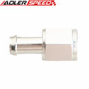 AN6 AN8 Female To 5/16" 3/8" 1/2" Barb Aluminum Straight Hose Barb Adapter