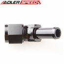 AN6 AN8 Female To 5/16" 3/8" 1/2" Barb Aluminum 45 Degree Hose Barb Adapter Fitting