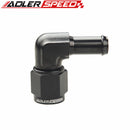 AN6 AN8 Female To 5/16" 3/8" 1/2" Barb Aluminum 90 Degree Hose Barb Adapter Fitting