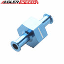 5/16" 3/8'' 1/2'' 0.28" 0.24" Barb Billet Fuel Pressure Gauge Inline Barb With 1/8" Port Adapter