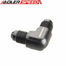 Aluminum 90 Degree AN4 AN-4 4AN Union with 1/8" NPT Port Fitting Adapter