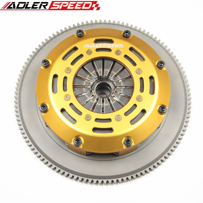 ADLERSPEED Racing Clutch Twin Disc Standard WT Flywheel For ACURA INTEGRA B18 B20 B16