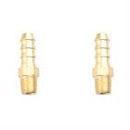 2PCS 3/4" Male Brass Hose Barbs Barb To 1/2" NPT Pipe Male Thread