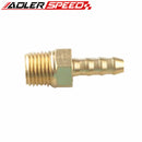 2PCS 6mm Male Brass Hose Barbs Barb To 1/4" NPT Pipe Male Thread