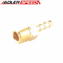 2PCS 6mm Male Brass Hose Barbs Barb To 1/4" NPT Pipe Male Thread