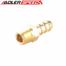US SHIP 2PCS 3/8" Male Brass Hose Barb To 1/4" NPT Pipe Male Thread