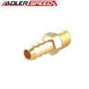 US SHIP 2PCS 3/8" Male Brass Hose Barb To 1/4" NPT Pipe Male Thread