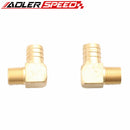 US SHIP 2PCS 1" Male 90 Degree Elbow Brass Hose Barbs Barb To 3/4" NPT Pipe Male Thread