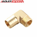 1/2'' NPT 3/4'' NPT to 1'' 3/4'' Barbed 90 Degree Elbow Brass Hose Barbs Thread Pipe