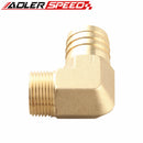 1/2'' NPT 3/4'' NPT to 1'' 3/4'' Barbed 90 Degree Elbow Brass Hose Barbs Thread Pipe
