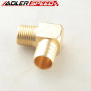 2PCS 1" Male 90 Elbow Brass Hose Barbs Barb To 3/4" NPT Pipe Male Thread