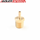 Straight 1/2" Inch NPT Male to 6mm Barbed Brass Hose Barbs Thread Pipe