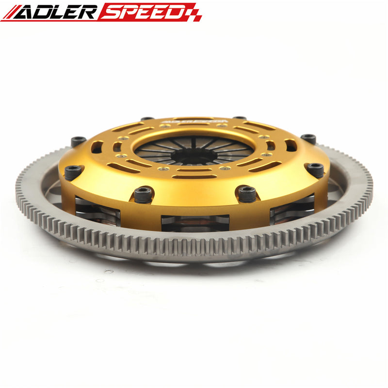 US SHIP ! ADLERSPEED RACING CLUTCH TWIN DISC KIT MEDIUM WT FOR VW CORRADO GOLF JETTA PASSAT 2.8L VR6