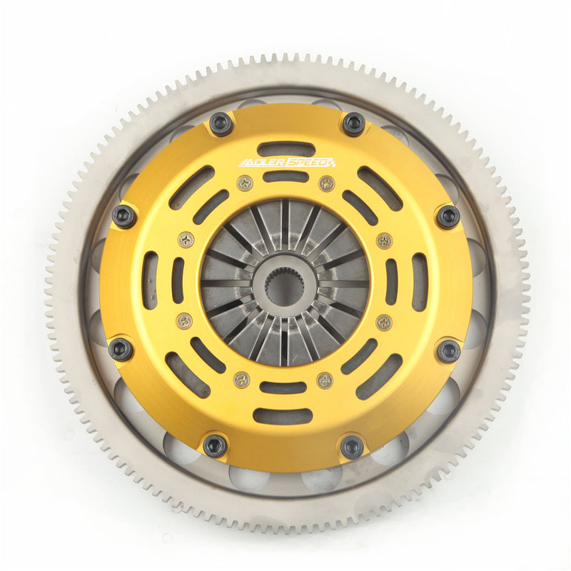 US SHIP ! ADLERSPEED RACING CLUTCH TWIN DISC KIT MEDIUM WT FOR VW CORRADO GOLF JETTA PASSAT 2.8L VR6