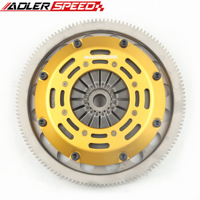 US SHIP ! ADLERSPEED RACING CLUTCH TWIN DISC KIT MEDIUM WT FOR VW CORRADO GOLF JETTA PASSAT 2.8L VR6