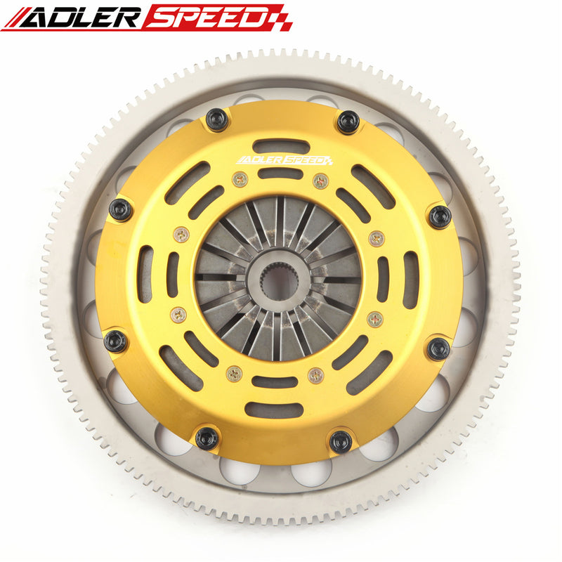 US SHIP ! ADLERSPEED Race Twin Disc Clutch Kit Medium For VW Golf Jetta Beetle 1.8T 1.9L TDI
