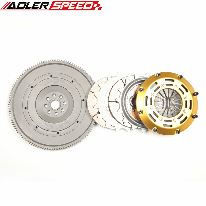 ADLERSPEED RACING CLUTCH TWIN DISC KIT for 2004-2018 SUBARU WRX STI EJ25 6 SPEED