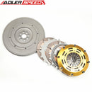 US SHIP ! ADLERSPEED RACING CLUTCH TWIN DISC KIT FOR HONDA CIVIC Si ACURA RSX TSX K20 K24
