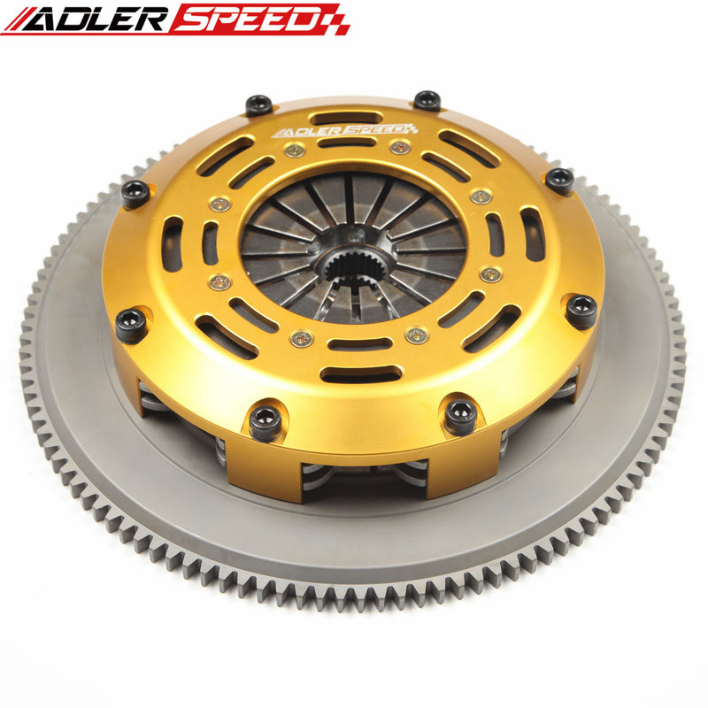 US SHIP ! ADLERSPEED RACING CLUTCH TWIN DISC KIT FOR HONDA CIVIC Si ACURA RSX TSX K20 K24