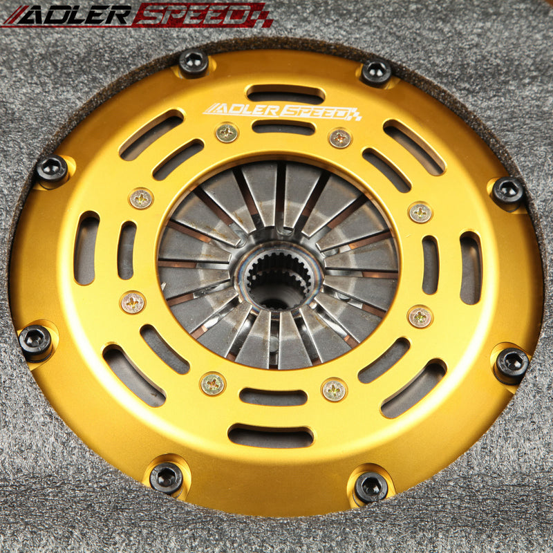 US SHIP ! ADLERSPEED RACING CLUTCH TWIN DISC KIT FOR HONDA CIVIC Si ACURA RSX TSX K20 K24
