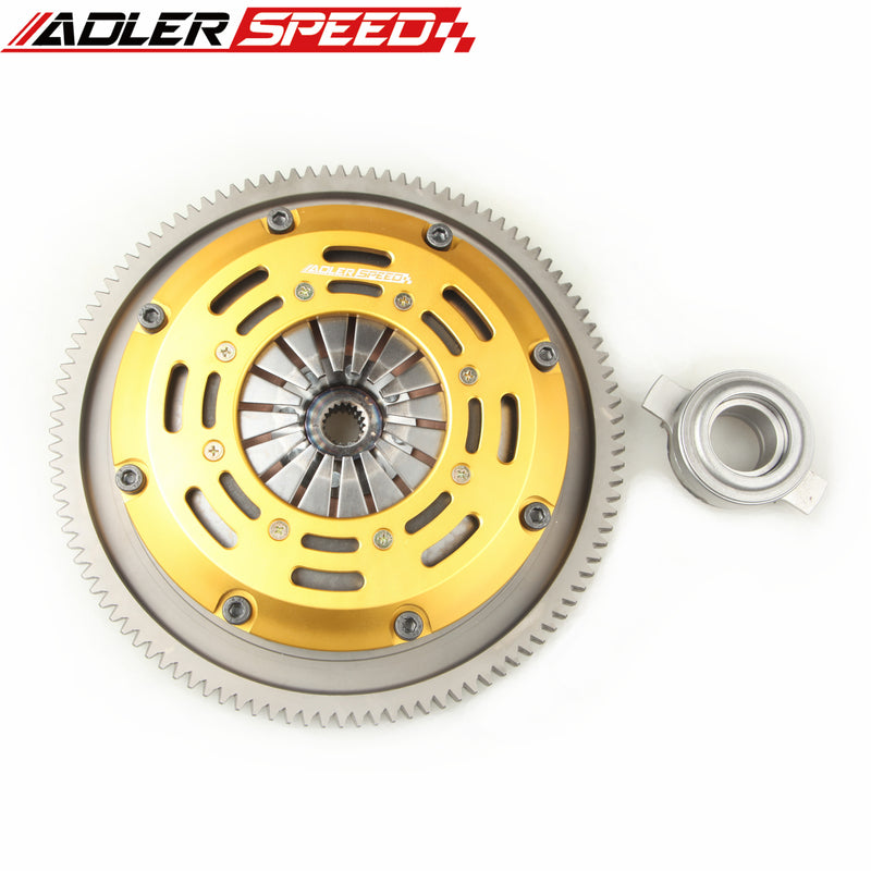 ADLERSPEED Racing Twin Disc Clutch Kit For 95-98 Nissan 200SX SE SE-R 2.0L SR20DE