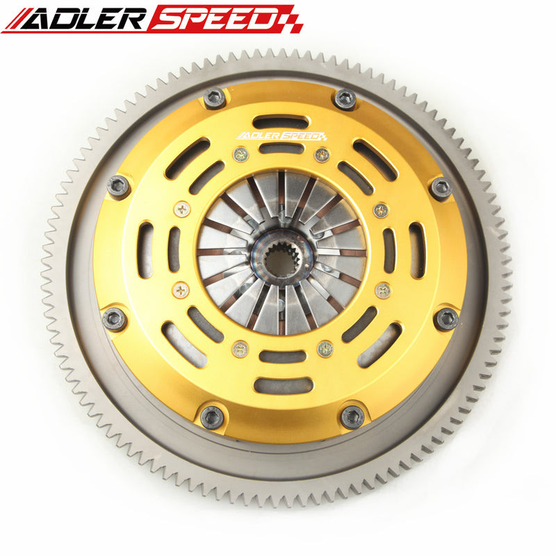 ADLERSPEED Racing Twin Disc Clutch Kit For 95-98 Nissan 200SX SE SE-R 2.0L SR20DE