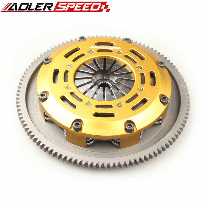 ADLERSPEED Racing Twin Disc Clutch Kit For 95-98 Nissan 200SX SE SE-R 2.0L SR20DE