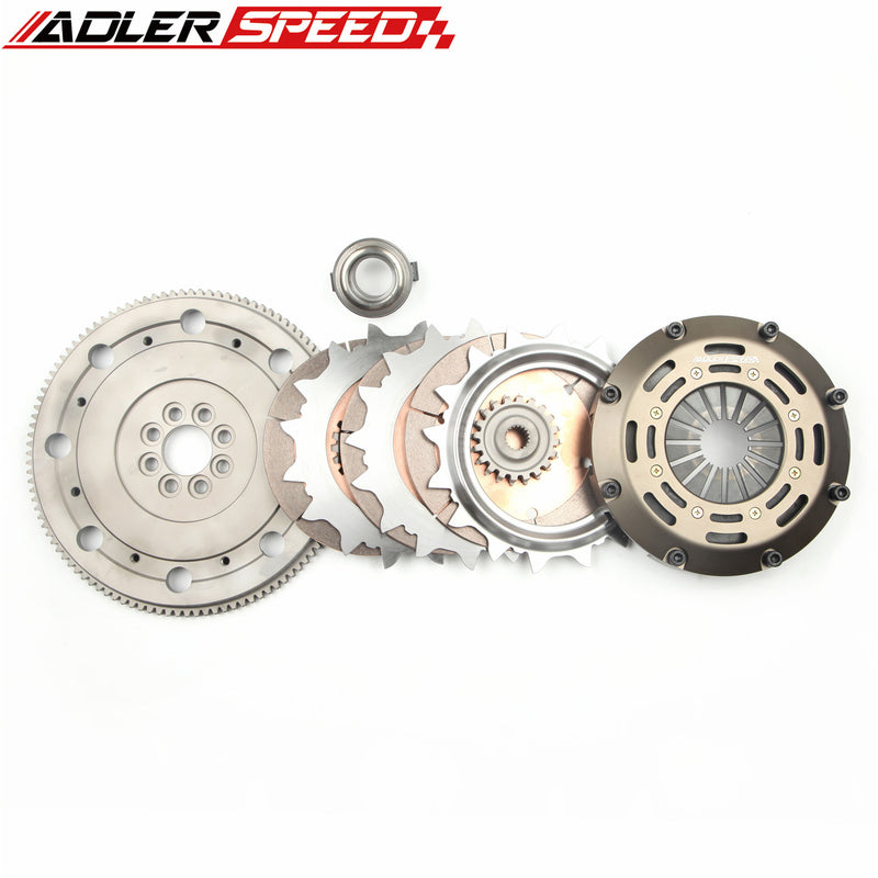 ADLERSPEED Race Clutch Triple Disc Kit Medium WT For G20 200SX NX SENTRA SE SE-R 1.8L 2.0L SR20DE