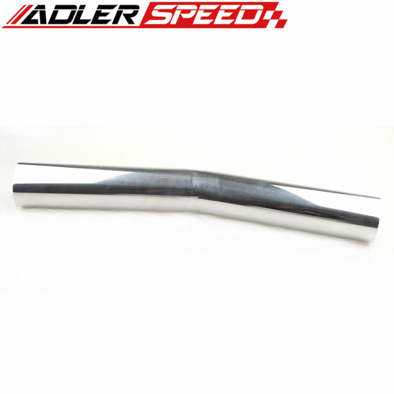 2" Inch 51mm OD 15 Degree Polished Aluminum Turbo Intercooler Pipe Tube L=610mm