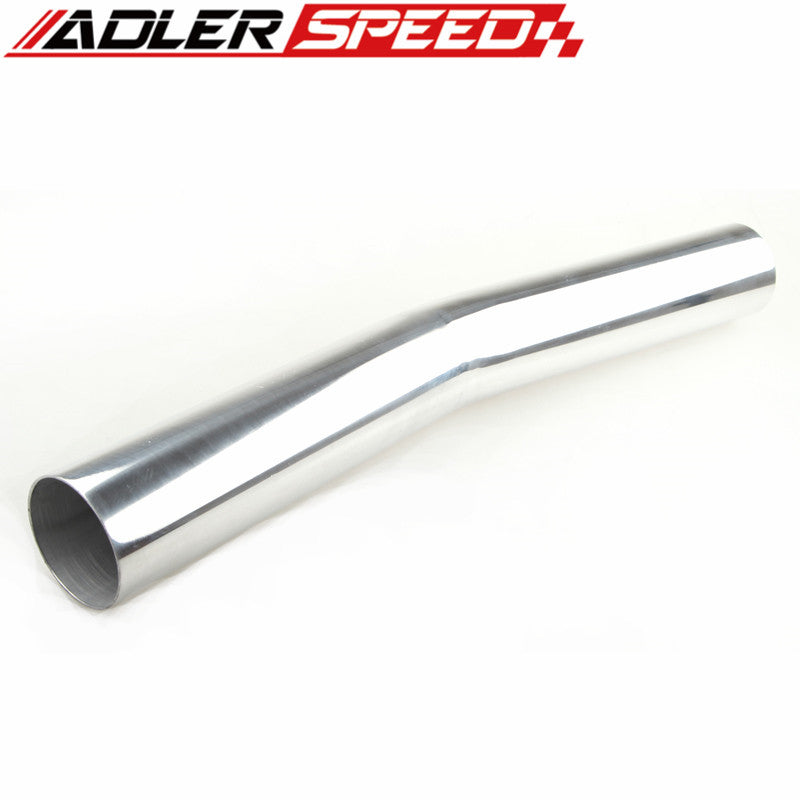 2" Inch 51mm OD 15 Degree Polished Aluminum Turbo Intercooler Pipe Tube L=610mm