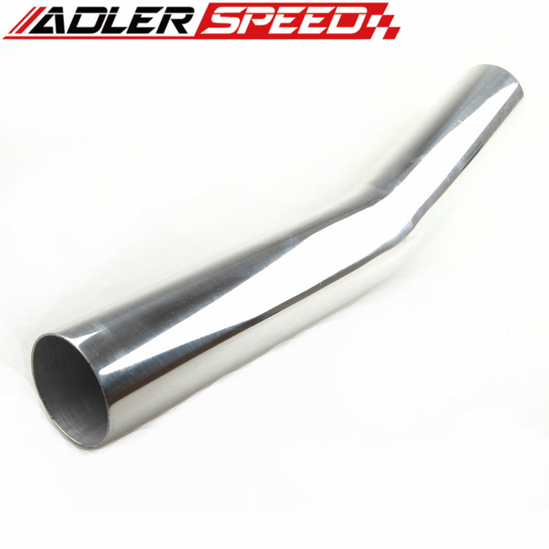 2" Inch 51mm OD 15 Degree Polished Aluminum Turbo Intercooler Pipe Tube L=610mm