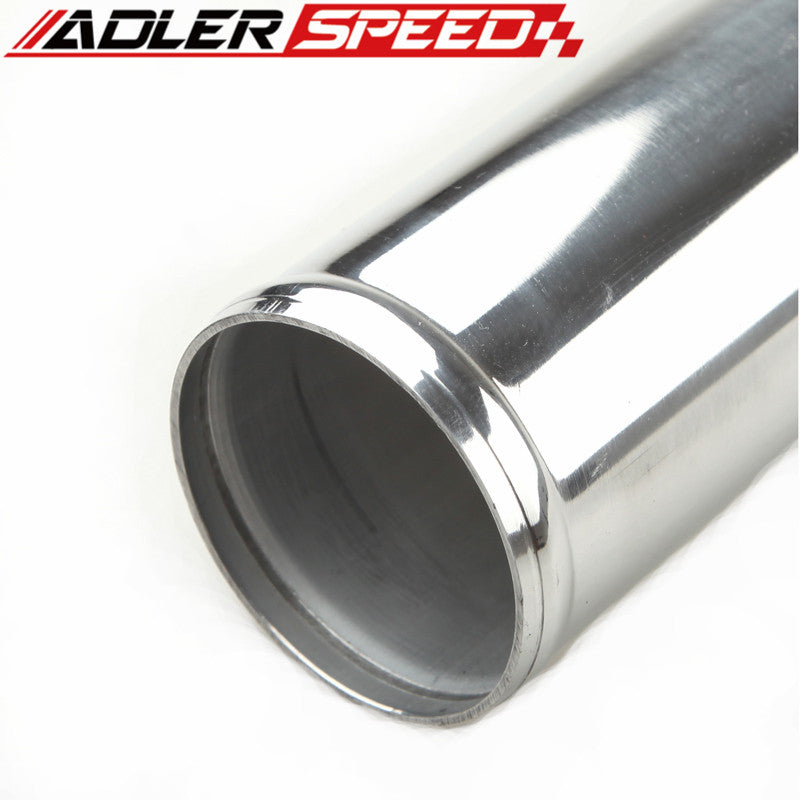 3.5" 89mm OD 15 Degree Polished Aluminum Turbo Intercooler Pipe Tube L=300mm
