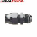 ADLERSPEED Straight 10AN AN-10 Male To 5/8" Tube Adapter Fitting Aluminum Black