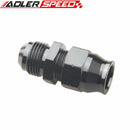 ADLERSPEED Straight 10AN AN-10 Male To 5/8" Tube Adapter Fitting Aluminum Black