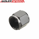4AN 6AN 8AN 10AN 12AN 16AN Aluminum Tube Nuts Fitting Adapter Black/ Blue