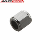 4AN 6AN 8AN 10AN 12AN 16AN Aluminum Tube Nuts Fitting Adapter Black/ Blue