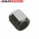 4AN 6AN 8AN 10AN 12AN 16AN Aluminum Tube Nuts Fitting Adapter Black/ Blue