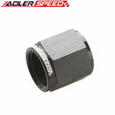 4AN 6AN 8AN 10AN 12AN 16AN Aluminum Tube Nuts Fitting Adapter Black/ Blue