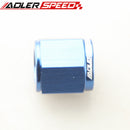 4AN 6AN 8AN 10AN 12AN 16AN Aluminum Tube Nuts Fitting Adapter Black/ Blue