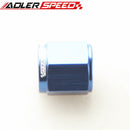 4AN 6AN 8AN 10AN 12AN 16AN Aluminum Tube Nuts Fitting Adapter Black/ Blue