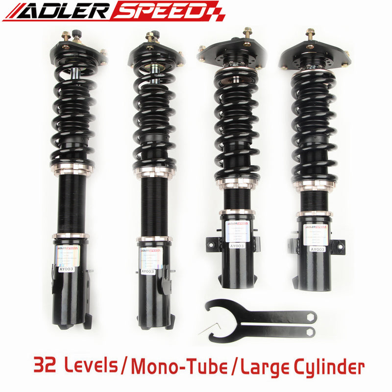 Adlerspeed 32 Levels Mono Tube Coilovers For 93-01 Subaru Impreza GC8 2.5RS 2.2L