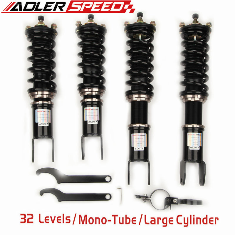 US SHIP ADLERSPEED 32 Way Adjust Damper Coilover Suspension Kit for 00-09 Honda S2000 AP