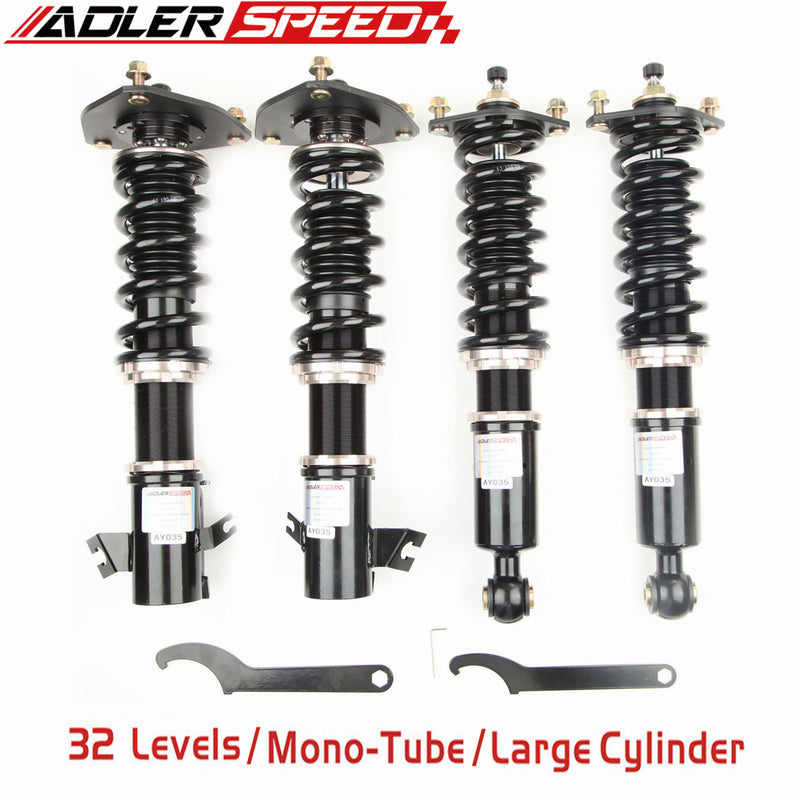 US SHIP 32 Step Mono Tube Coilover Suspension Kit for MITSUBISHI MIRAGE 97-01 (CJ4A)