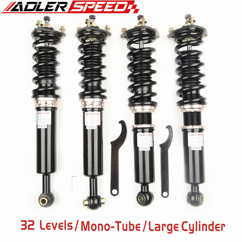US SHIP 32 Way Mono Tube Coilover Shock Spring for GS300 GS350 GS430 06-11 (S190) RWD