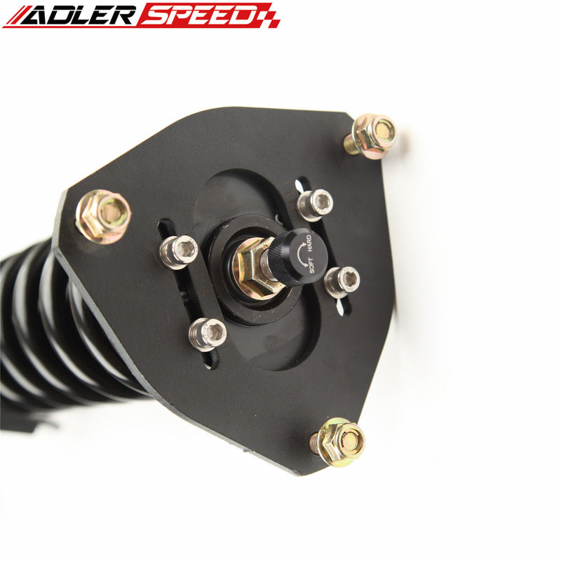 US SHIP ADLERSPEED 32 Way Mono Tube Coilover Lowering Suspension Kit For Toyota Corolla 88-02