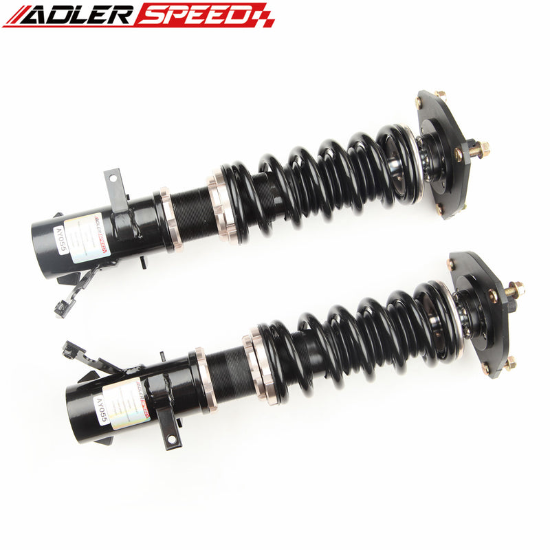 US SHIP ADLERSPEED 32 Way Mono Tube Coilover Lowering Suspension Kit For Toyota Corolla 88-02