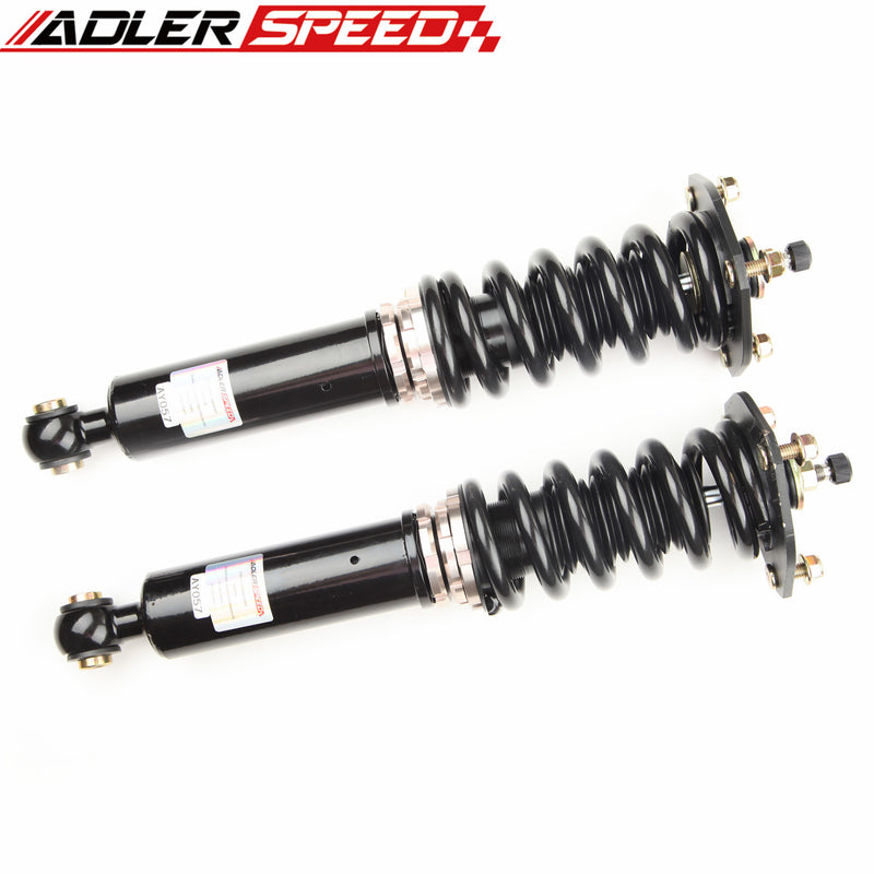 US SHIP ADLERSPEED 32 Level Adjust Mono Tube Coilovers Suspension Kit For SC300 SC400 Z30 93-00 New